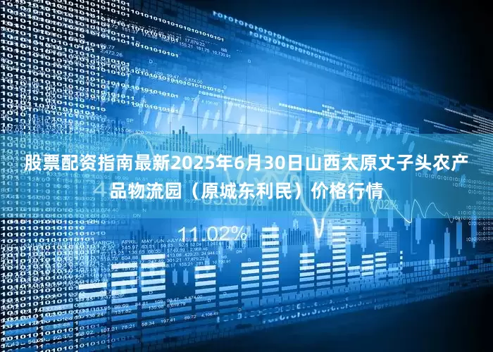 股票配资指南最新2025年6月30日山西太原丈子头农产品物流园（原城东利民）价格行情