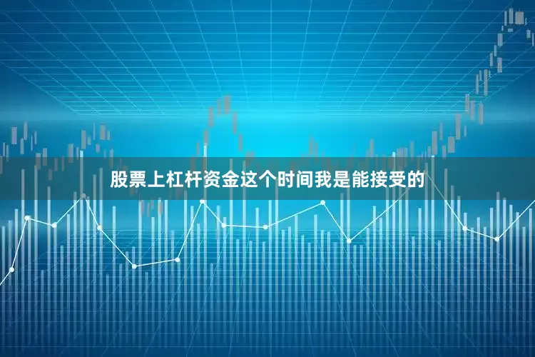 股票上杠杆资金这个时间我是能接受的
